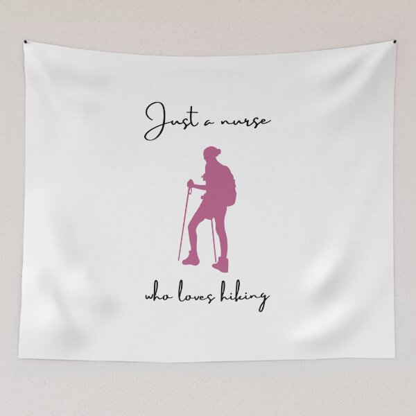 Item preview, Just A Nurse Who Loves Hiking designed and sold by erion-store.