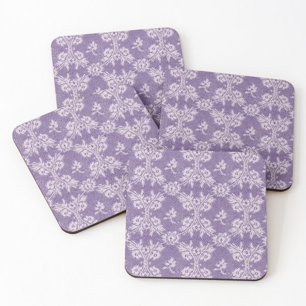 Item preview, Smoky Tillandsia Purple white lace designed and sold by coverinlove.