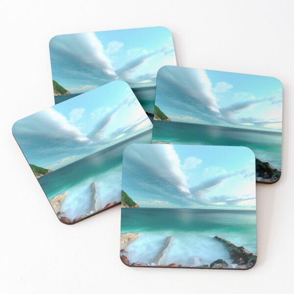Item preview, Blue Green Waves of bliss designed and sold by Chris Purdy.