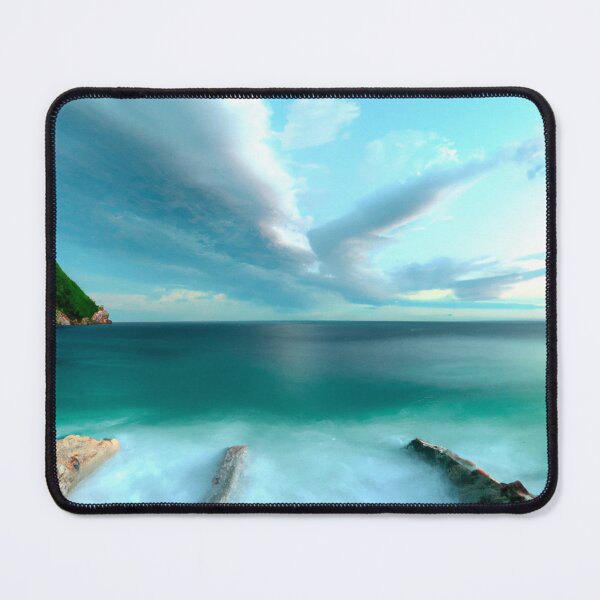 Item preview, Blue Green Waves of bliss designed and sold by Chris Purdy.
