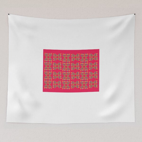 Item preview, ajrak style designed and sold by Lotusideas.