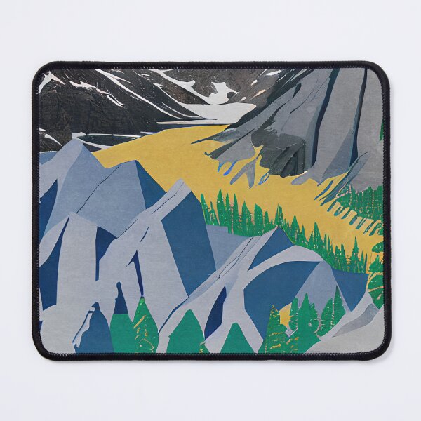 Item preview, Glacier National Park | Vintage American National Park, Colorful Abstract Design designed and sold by POSTERAMALA.