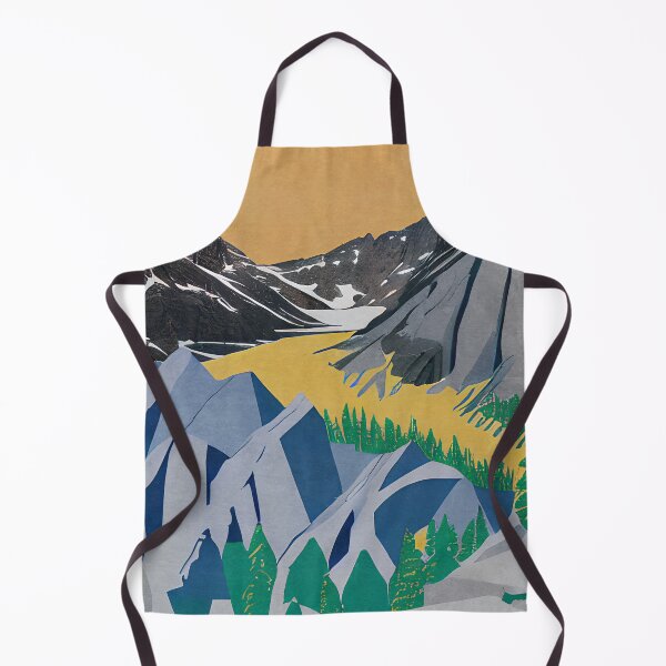 Item preview, Glacier National Park | Vintage American National Park, Colorful Abstract Design designed and sold by POSTERAMALA.