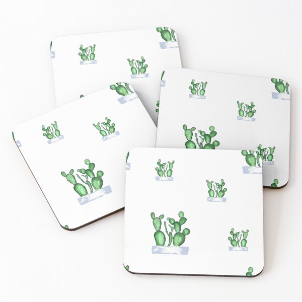 Item preview, Cactus green seamless pattern a watercolor sketch designed and sold by Yana Mustafina | Boho Soulful Designs.