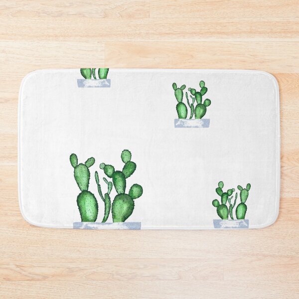 Item preview, Cactus green seamless pattern a watercolor sketch designed and sold by Yana Mustafina | Boho Soulful Designs.