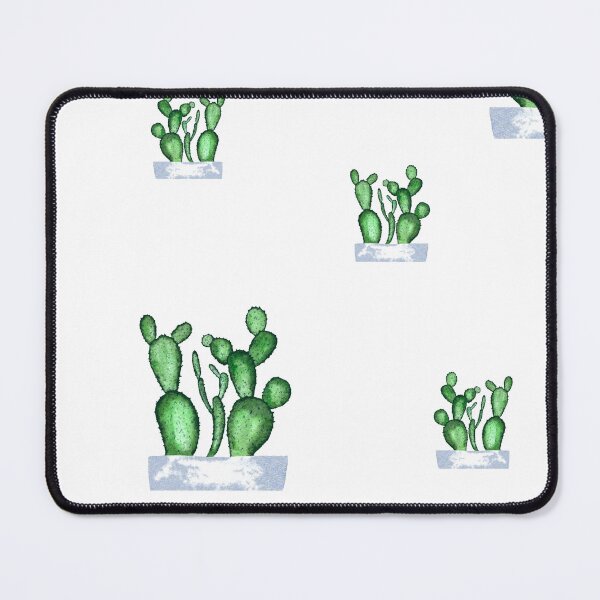 Item preview, Cactus green seamless pattern a watercolor sketch designed and sold by Yana Mustafina | Boho Soulful Designs.