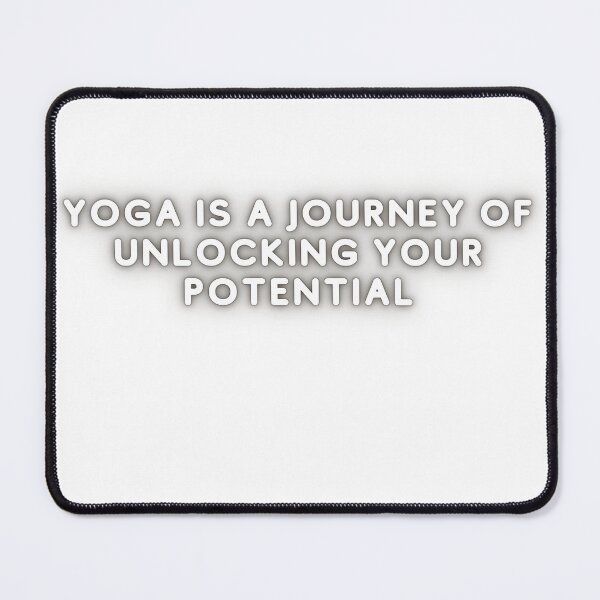 Item preview, Yoga is a journey of unlocking your potential designed and sold by MichaelGrace.