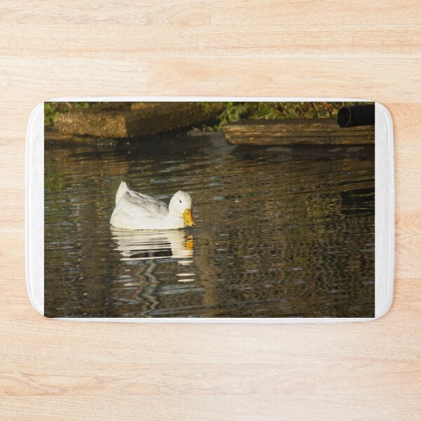 Item preview, white duck on water designed and sold by Francespoppy.