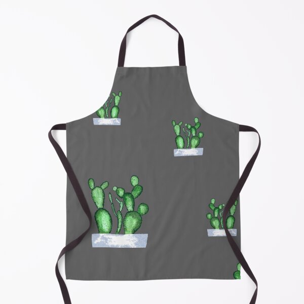 Item preview, Cactus green seamless pattern a watercolor sketch grey  designed and sold by Yana Mustafina | Boho Soulful Designs.