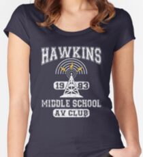 Stranger Things Women's Fitted Scoop T-Shirt