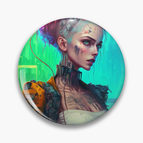 Item preview, Cyberpunk Hacker designed and sold by AICreateWorlds.