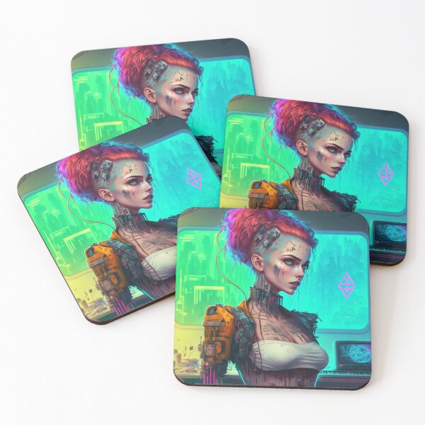 Item preview, Cyberpunk Hacker designed and sold by AICreateWorlds.