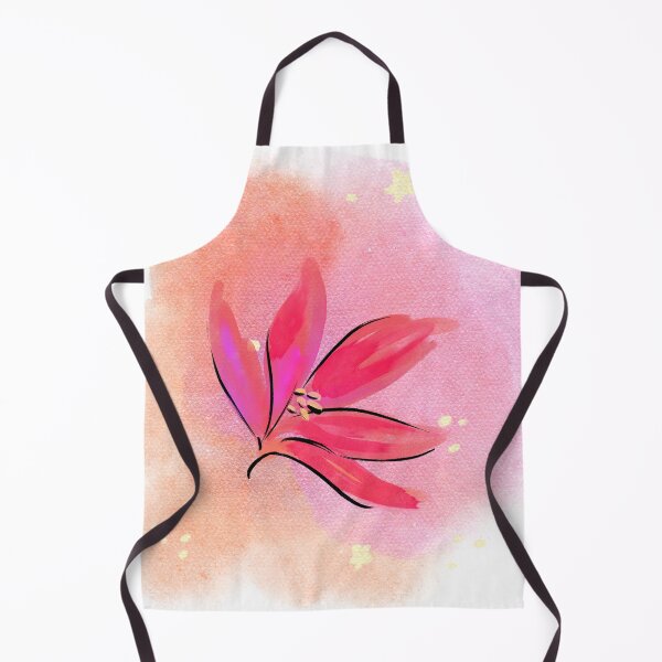 Aperçu de l'œuvre Fleur sur fond rose créée et vendue par Tervezek.