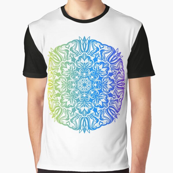 Colorful abstract ethnic floral mandala design Graphic T-Shirt