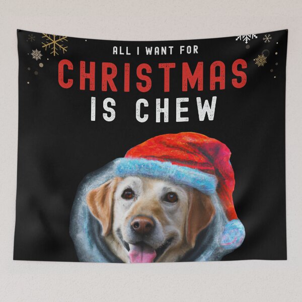 Item preview, All I Want for Christmas Is Chew - Labrador Lovers designed and sold by Paw Design.