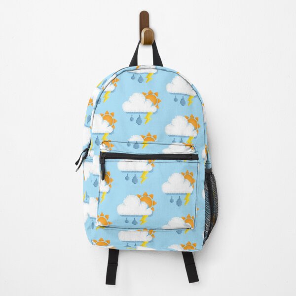 Item preview, Retro Sunny Rain Storm Pixel Design designed and sold by 8BitTrip.