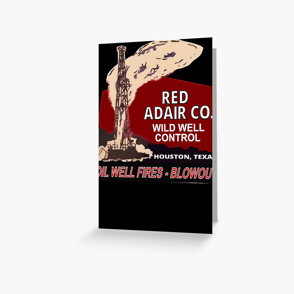 "Red Adair Co. Logo Reproduction Oil Well Firefighters Hellfighters