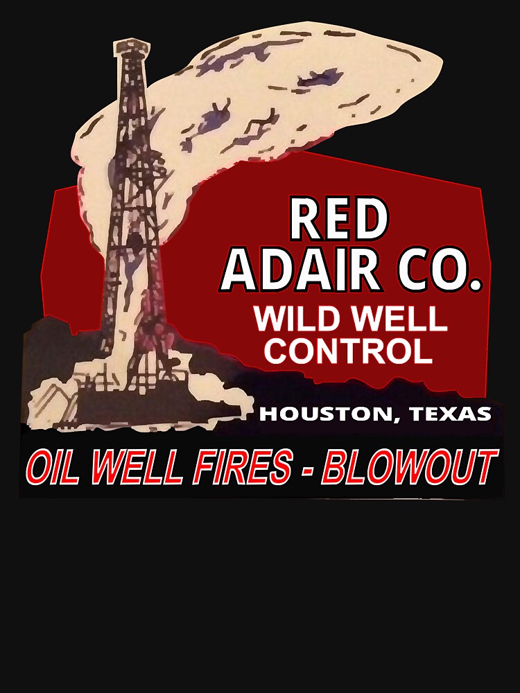 "Red Adair Co. Logo Reproduction Oil Well Firefighters Hellfighters