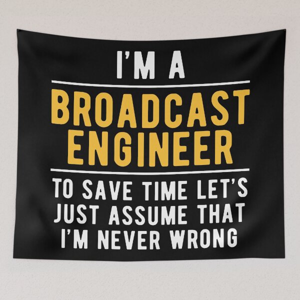 Item preview, Broadcast Engineer Witty designed and sold by NestaReign.