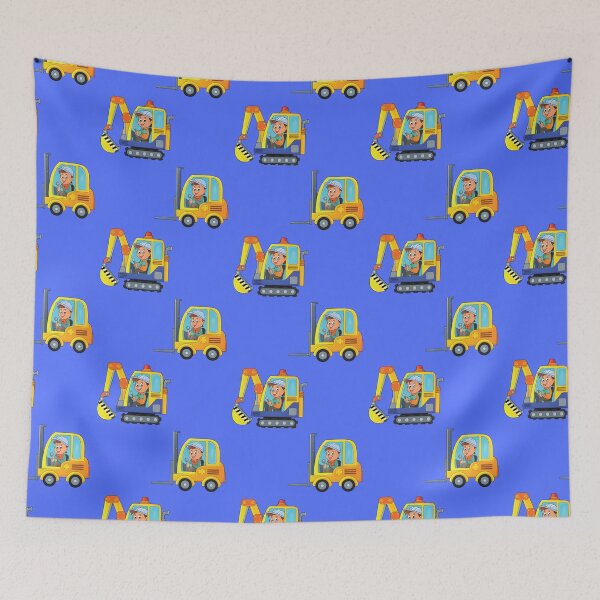 Item preview, Cute excavator cartoon designed and sold by Sticker-Palace-.
