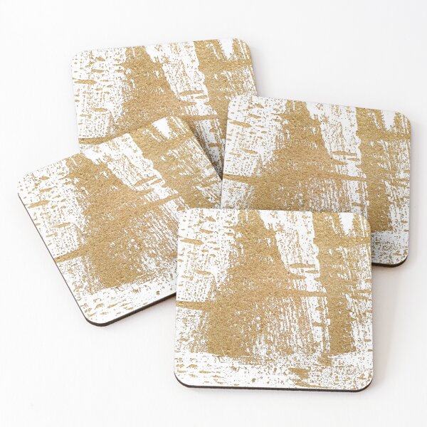 Item preview, Abstract art White and Brown wall art  designed and sold by Tropical Blood.