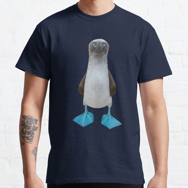 Less People More Boobies Blue Footed Boobie Bird Lover T-Shirt