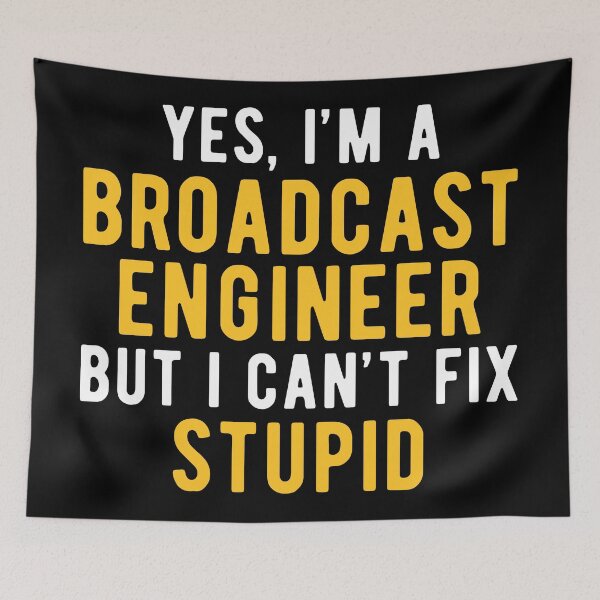 Item preview, Broadcast Engineer Funny designed and sold by NestaReign.