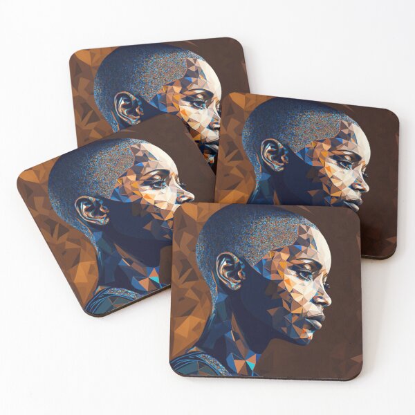 Item preview, African girl mosaic portrait designed and sold by Mirochan80.