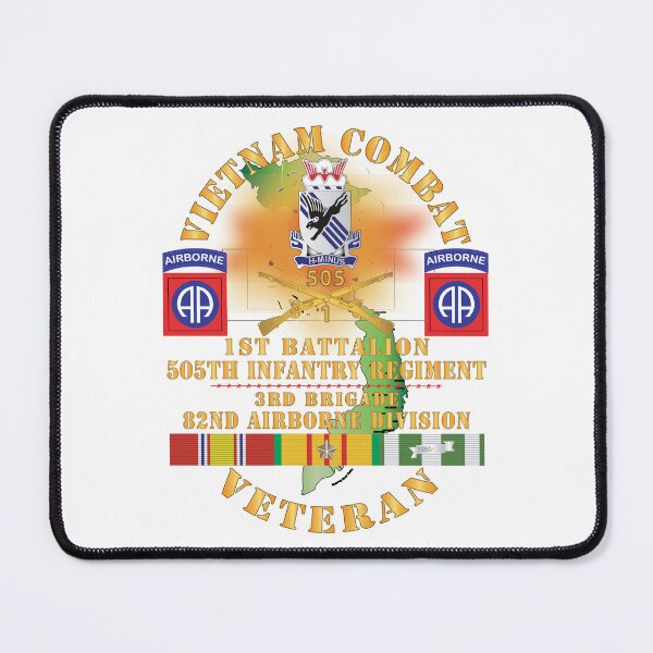 Item preview, Army - Vietnam Combat Vet -1st Bn, 505th Infantry Regiment, 3rd Bde 82nd Airborne Div w  DUI - BR  w  VN SVC X 300 designed and sold by Military Insignia Products.