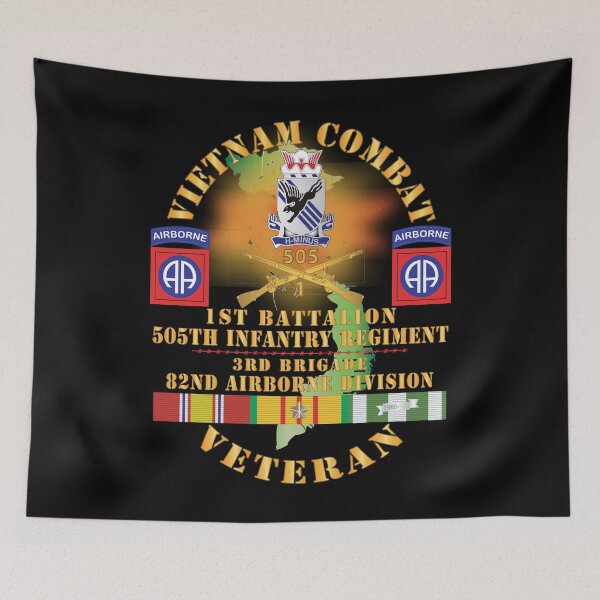 Item preview, Army - Vietnam Combat Vet -1st Bn, 505th Infantry Regiment, 3rd Bde 82nd Airborne Div w  DUI - BR  w  VN SVC X 300 designed and sold by Military Insignia Products.
