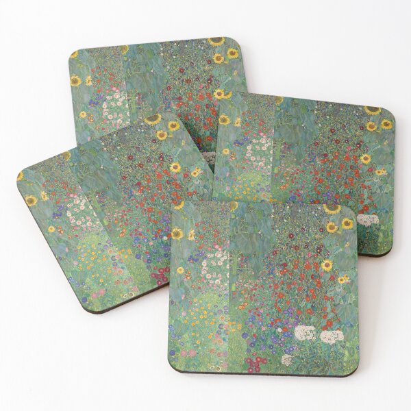 Item preview, Gustav Klimt's Farm Garden with Sunflowers (1907) designed and sold by hottest-tees.