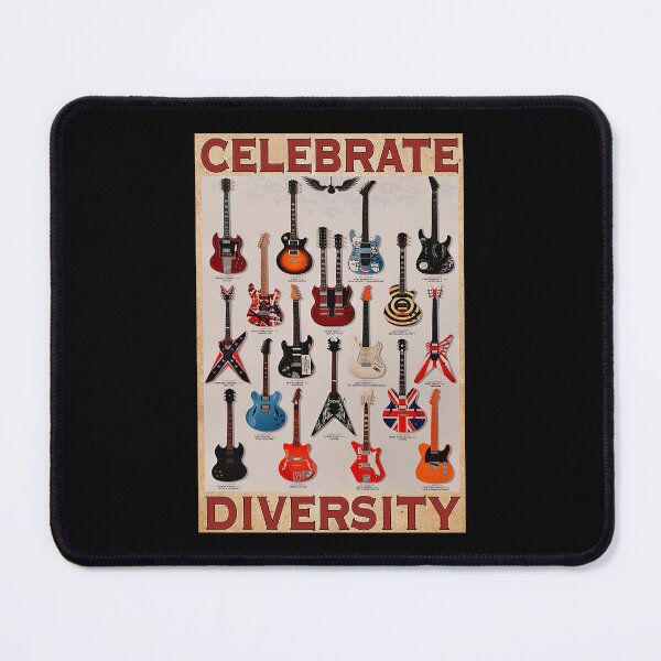 Item preview, GUITAR Celebrate Diversity designed and sold by ADAMANDREWSAU.
