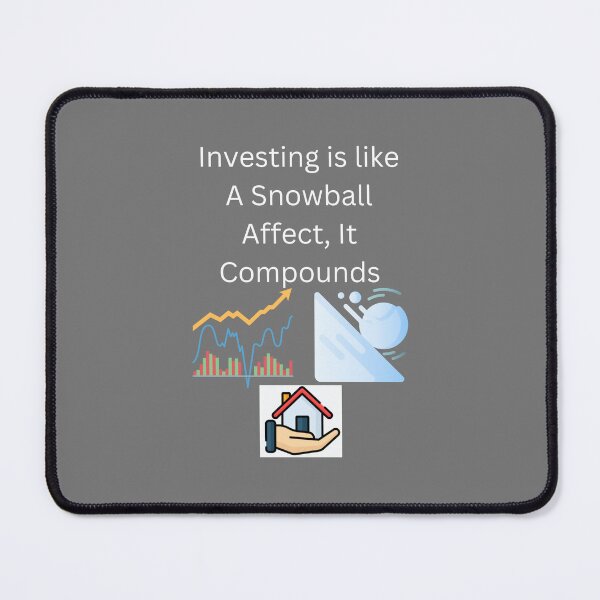 Item preview, Investing is like A Snowball Affect , It Compounds designed and sold by UpcomingTech.