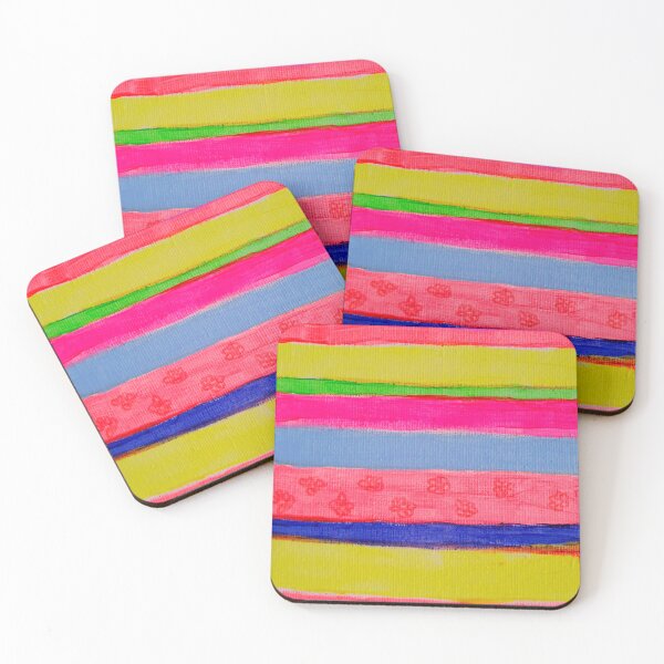 Item preview, Colorful abstract art lines art minimslist neón  designed and sold by Tropical Blood.
