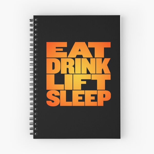 Item preview, Eat, drink, lift, sleep. v.5 designed and sold by x1brett.