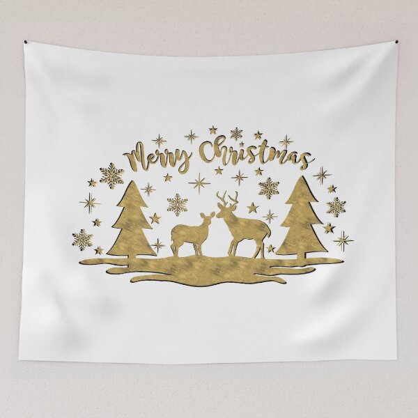 Item preview, Christmas Forest Scene designed and sold by Lucky-Town-Art.