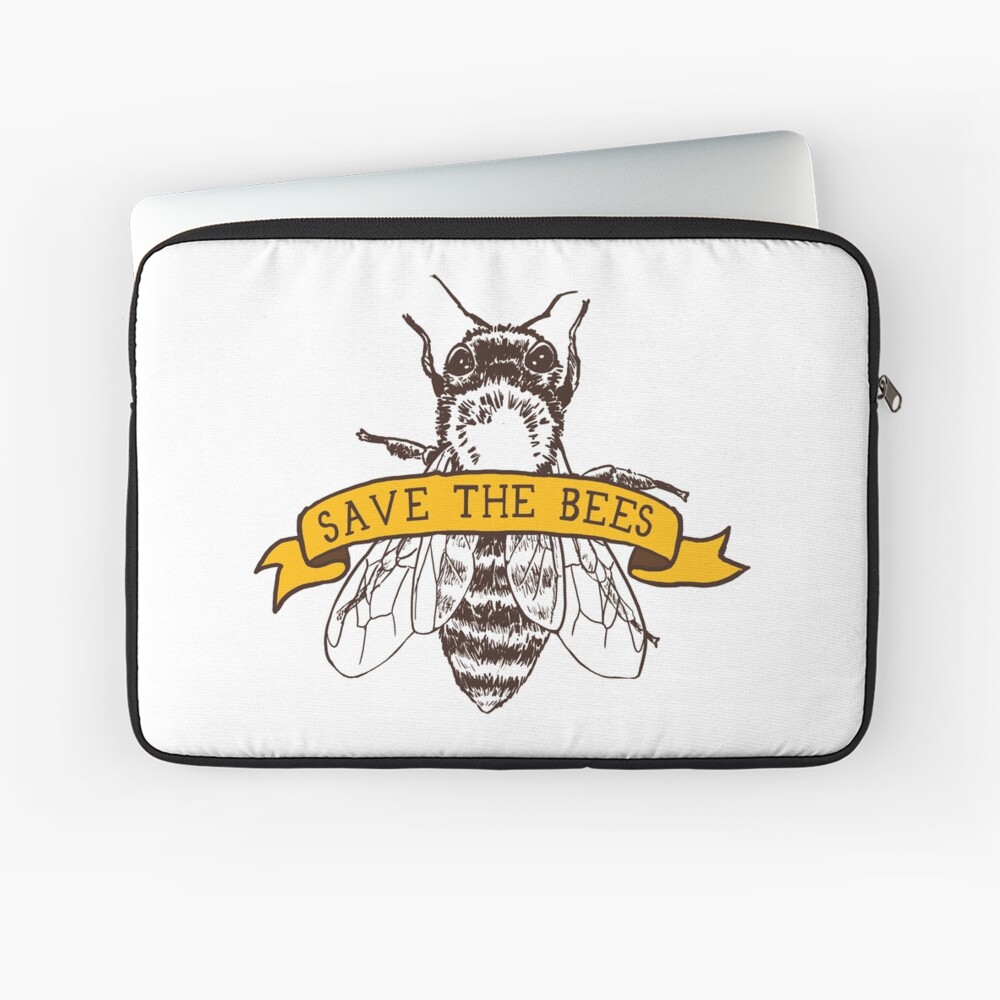 Save The Bees! Laptop Sleeve