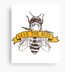 Save The Bees! Metal Print