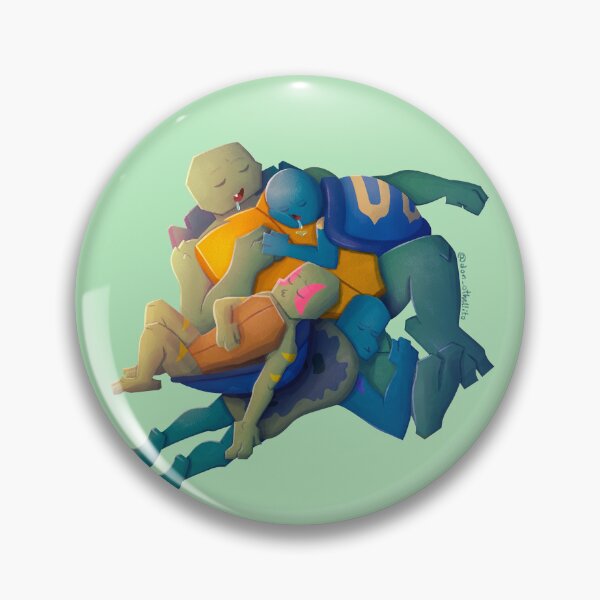Item preview, ROTTMNT Turtle Tots no bg designed and sold by don-othellito.