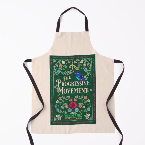 Aperçu de l'œuvre PMD00107 Progressive Movement Designs oiseau floral vert vintage intemporel pour les progressistes créée et vendue par ProgressiveLeft.