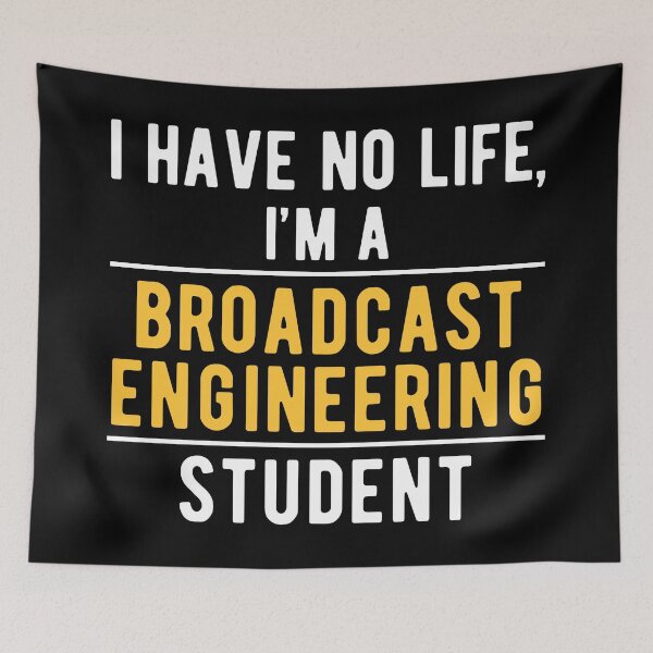 Item preview, Broadcast Engineer Student  designed and sold by NestaReign.