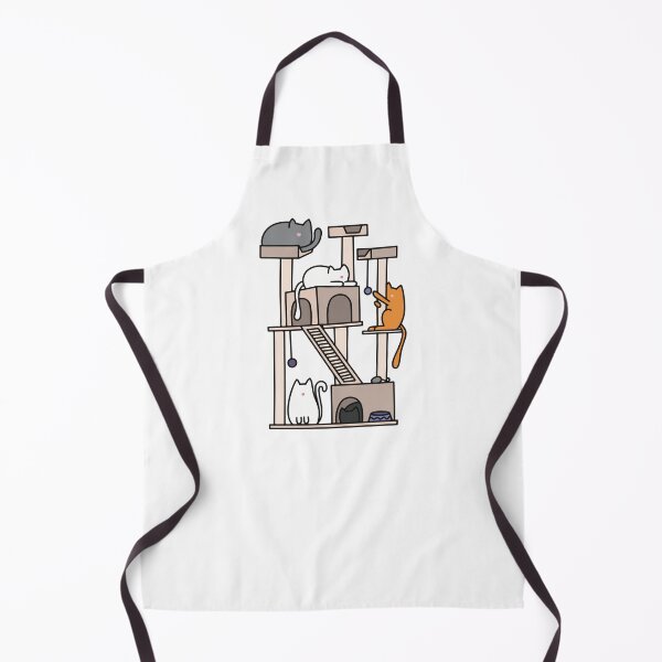 Item preview, Cats Playing on Cat Tree designed and sold by murialbezanson.