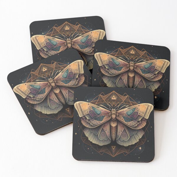 Item preview, Psychedelic Moth #3 designed and sold by Wesz808.
