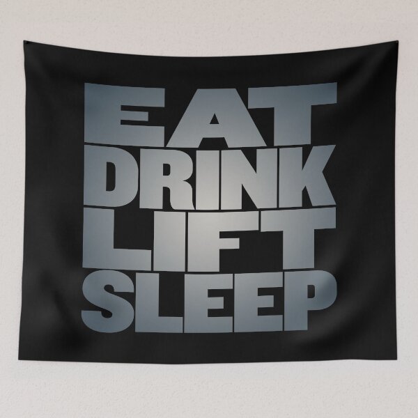 Item preview, Eat, drink, lift, sleep. v.7 designed and sold by x1brett.