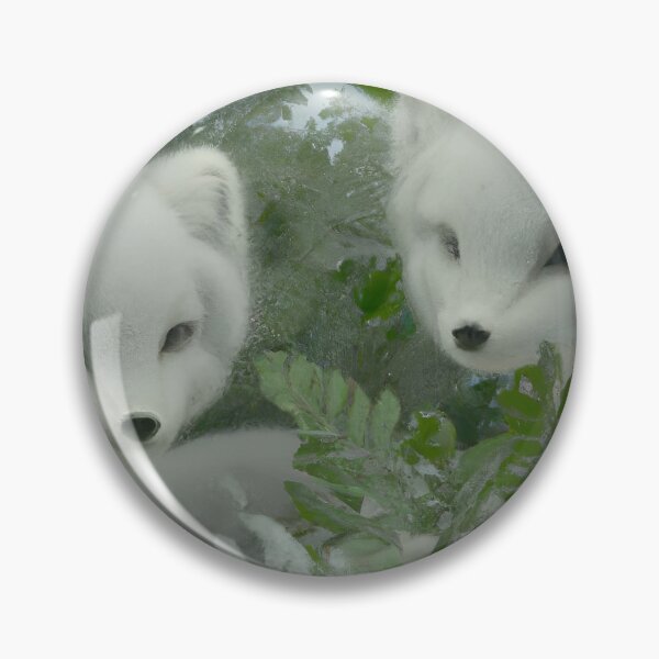 Item preview, Brother And Sister Arctic Fox Cubs  designed and sold by planetrandomuk.