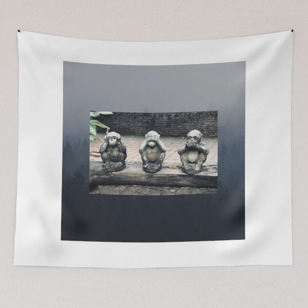 Item preview, Hear no evil, see no evil, speak no evil  designed and sold by ArtsOfWonder.