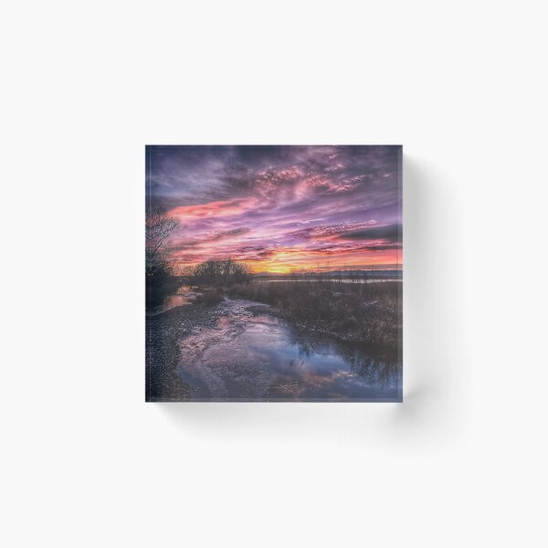 Item preview, Natural NoCo - Poudre River Sunset designed and sold by Elevated Imaging .