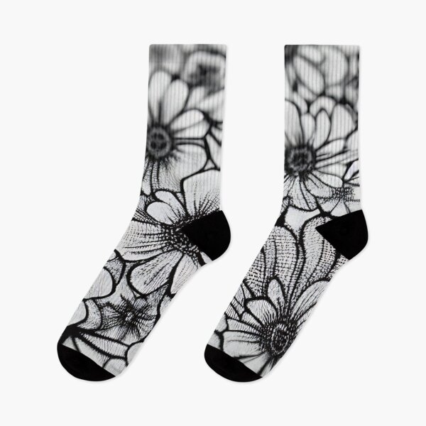 Aperçu de l'œuvre Motif de croquis floral créée et vendue par iamwowie.