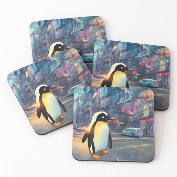 Item preview, Little penguin big city designed and sold by MoonsideGallery.