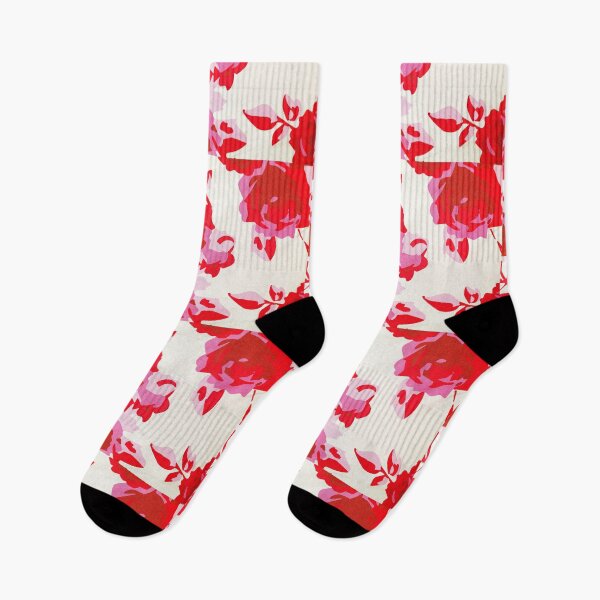 Item preview, Flower art pattern Spain lovw florete Red and Pink  designed and sold by Tropical Blood.